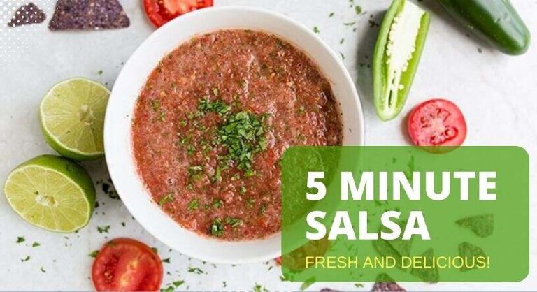 Speedy 5-Minute Fresh Salsa Recipe