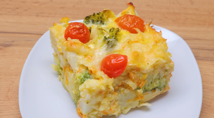 Cauliflower And Broccoli Bake